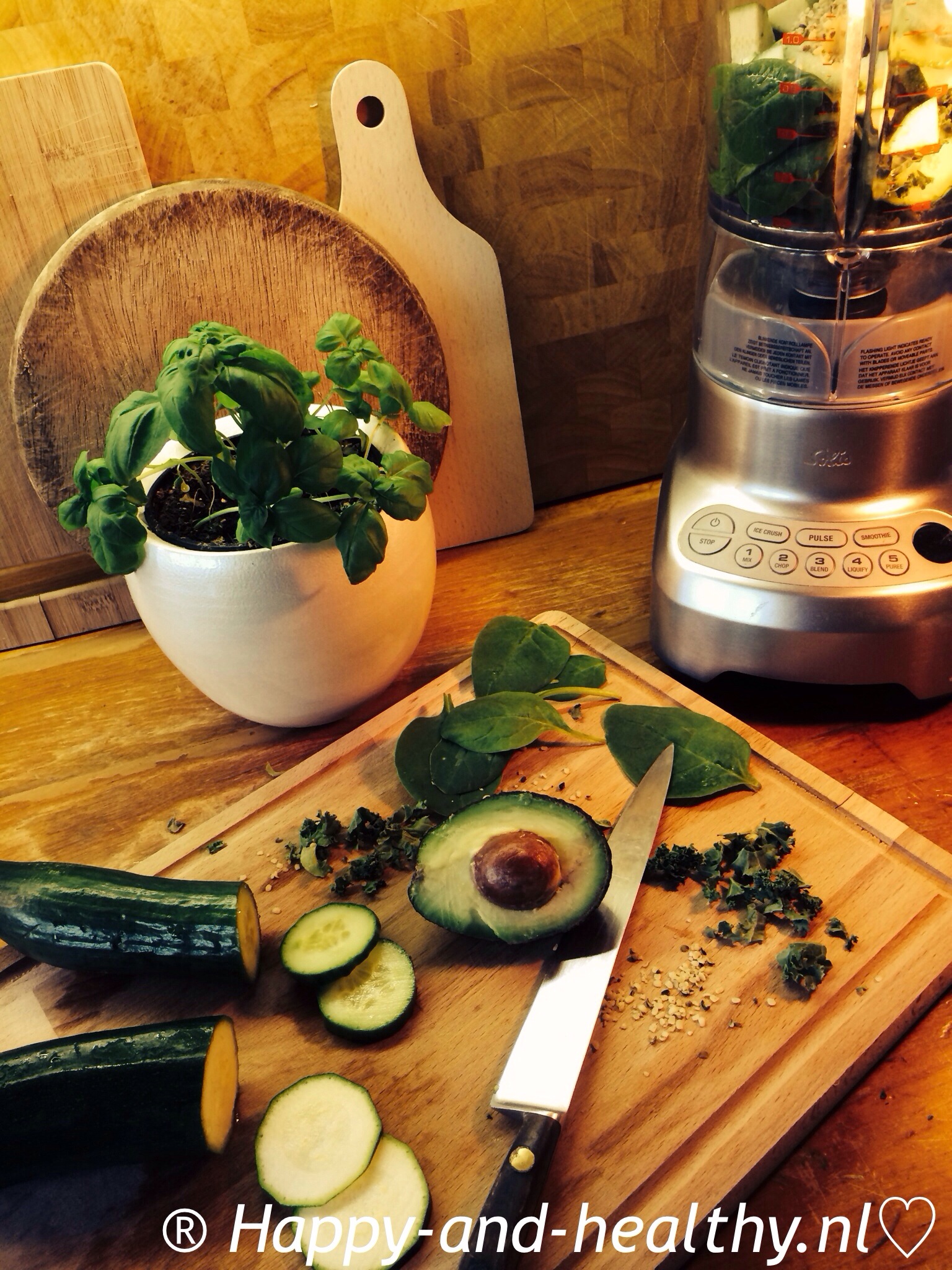 Bereiding van de Super Smoothie
