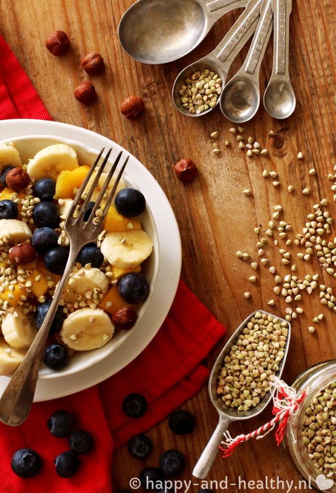 Boekweit crunchy fruitsalade; start je dag happy ‘n healthy!