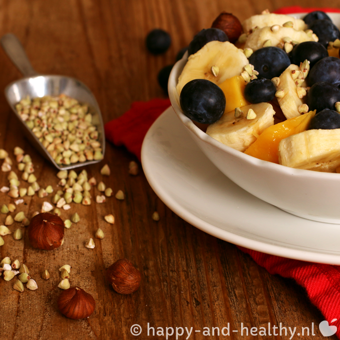 Boekweit crunchy fruitsalade; start je dag happy ‘n healthy!