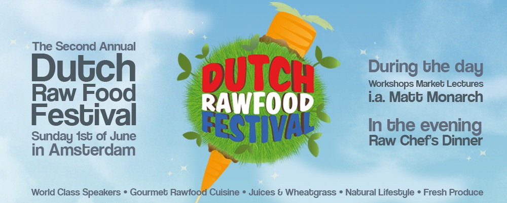 Dutch Rawfood Festival 2014 banner info