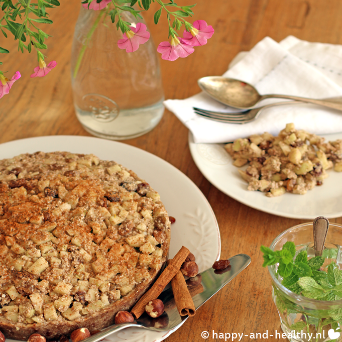 Raw appeltaart Happy and healthy style